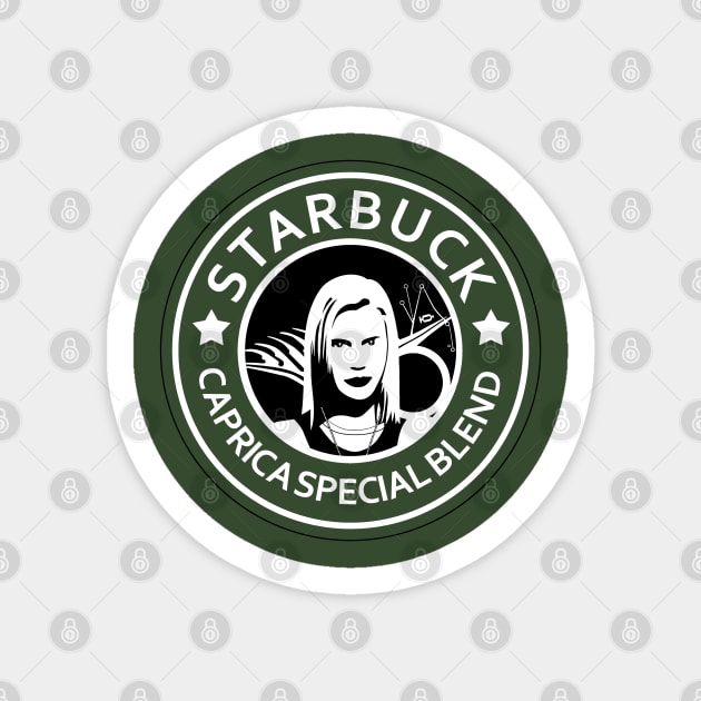 Starbuck - Battlestar Galactica Sticker by JohnLucke
